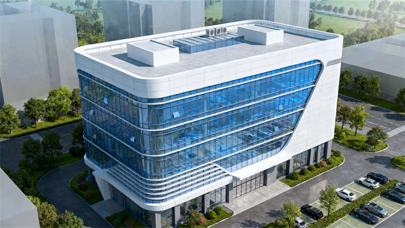 合肥現(xiàn)代風辦公樓裝修設(shè)計方案解析